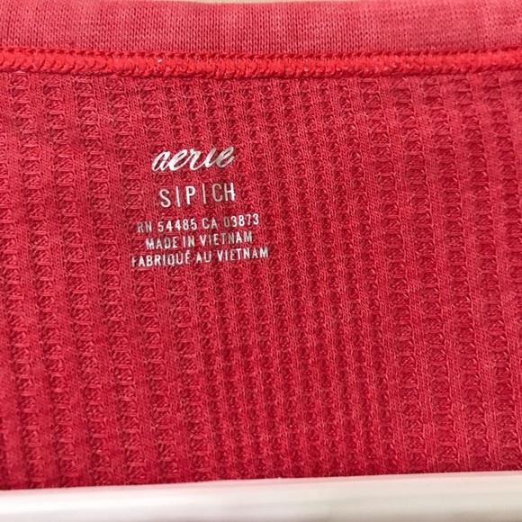 aerie Tops Aerie Waffle Knit Snap Henley Tank Poshmark